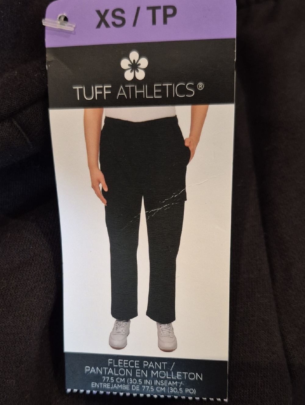 XS: 🖤Tuff Athletics Fleece Pants Cargo Style Sweatpants